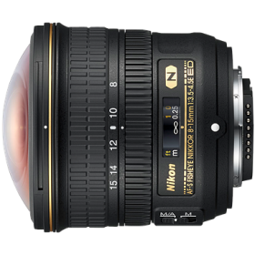 Nikon AF-S Fisheye Nikkor 8-15mm F3.5-4.5E ED