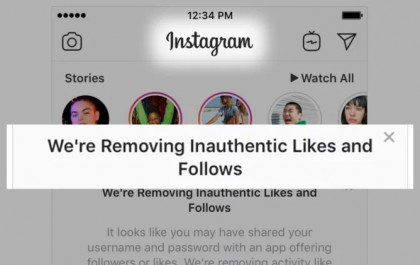 Instagram đang tiến hành xóa Followers và Likes ảo