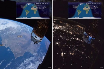 Video Time-Lapse dài nhất được quay từ Trạm vũ trụ quốc tế