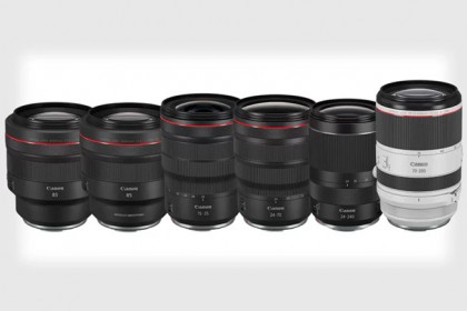 Canon đang phát triển 6 ống kính cho ngàm RF mới