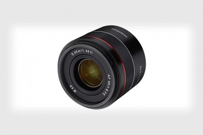 Samyang công bố ống kính AF 45mm f/1.8 cho Sony FE