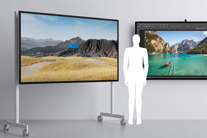 Microsoft Surface Hub 2S: Màn hình cảm ứng 85 inch chạy được Photoshop có giá 22000 USD