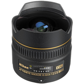 Nikon AF DX Fisheye Nikkor 10.5mm F2.8G ED