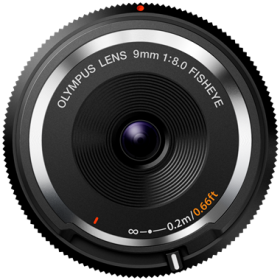 Olympus 9mm F8 Fisheye Body Cap Lens