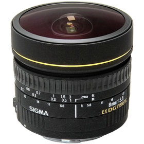 Sigma 8mm F3.5 EX DG Circular Fisheye