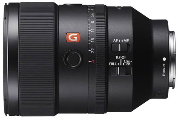 FE 135mm f/1.8 G Master prime lens