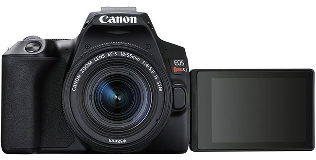 canon rebel sl3 front lcd