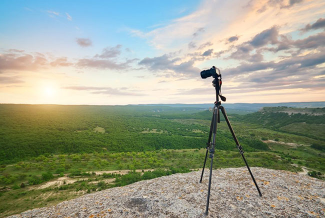 use tripod for landscape