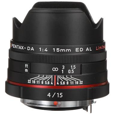 HD Pentax DA 15mm F4 ED AL Limited