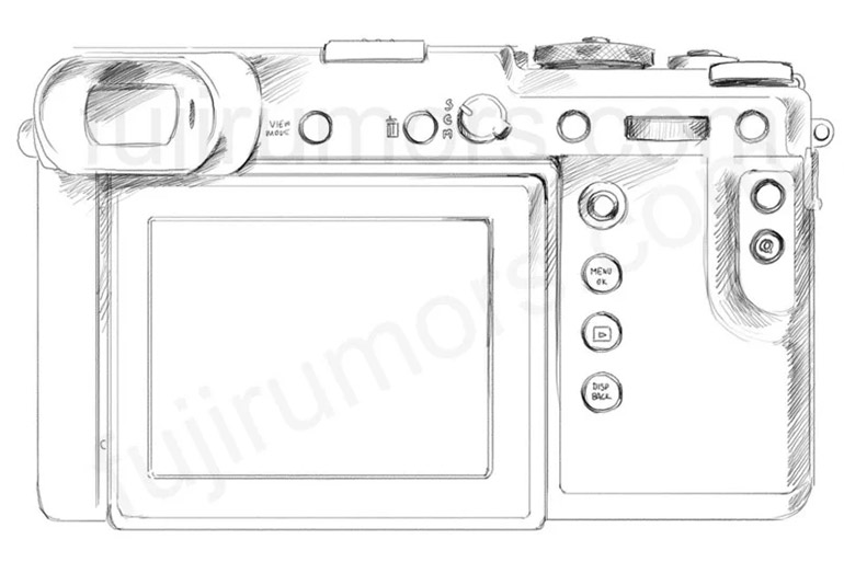 gfx 50r medium format mặt sau