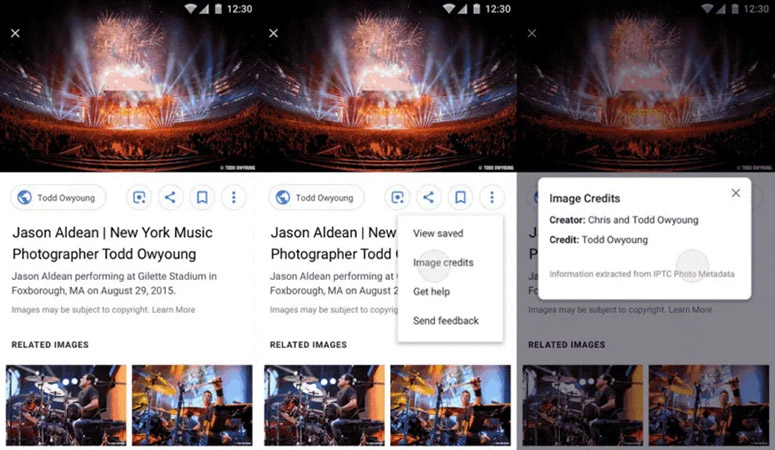 google add metadata view