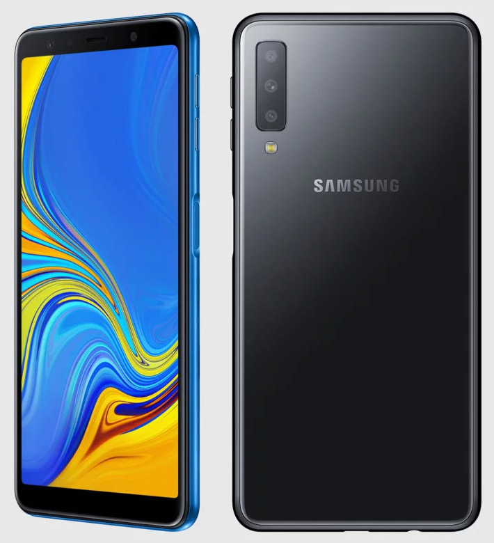 samsung galaxy a7 mat truoc mat sau