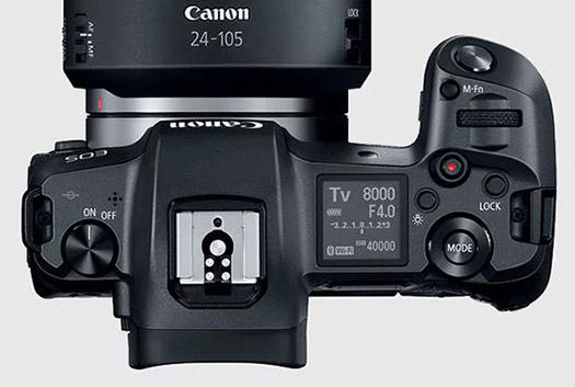 canon eos r top