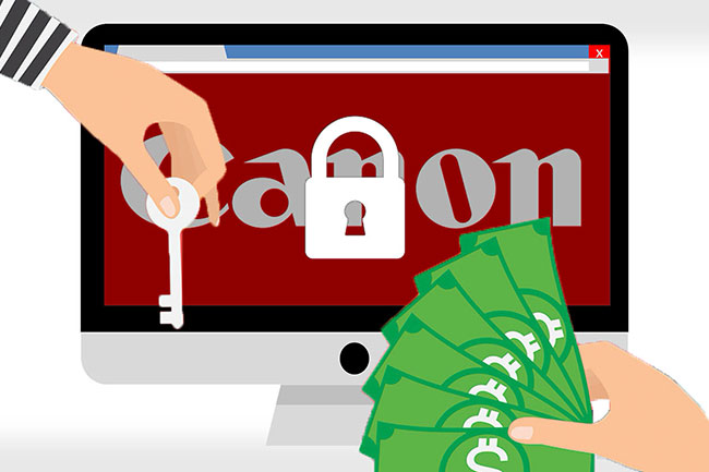 canon ransomware attack